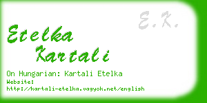 etelka kartali business card